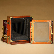 【J.LANCASTER&SON】英国木制折叠相机细节图